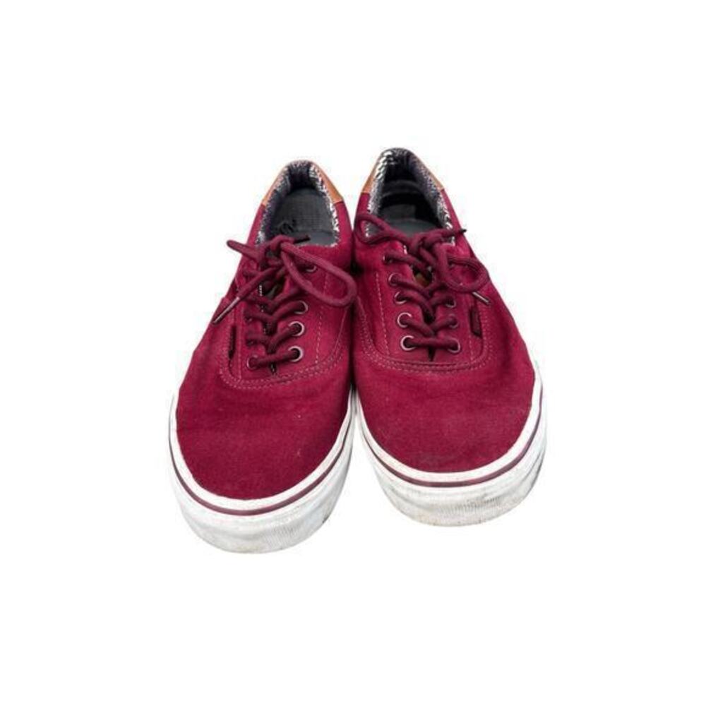 VANS men’s ERA 59 maroon red brown leather lace up Streetwear nautical sz 11